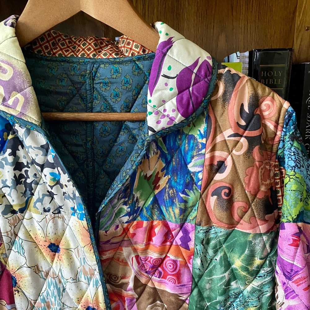 Patchwork Quilted Lightweight Jacket - image 4